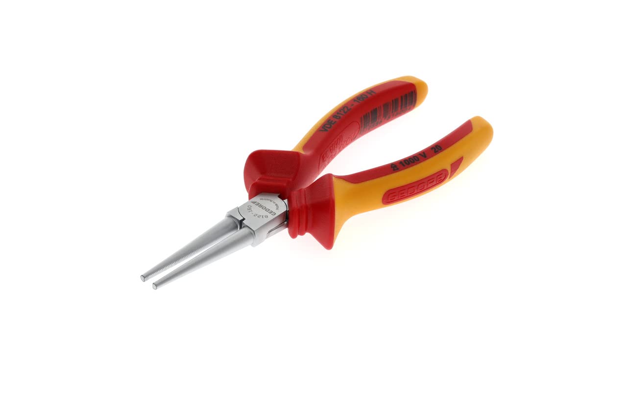 Amazon | Gedore VDE絶縁丸型ノーズプライヤ 160mm VDE 8122-160 H